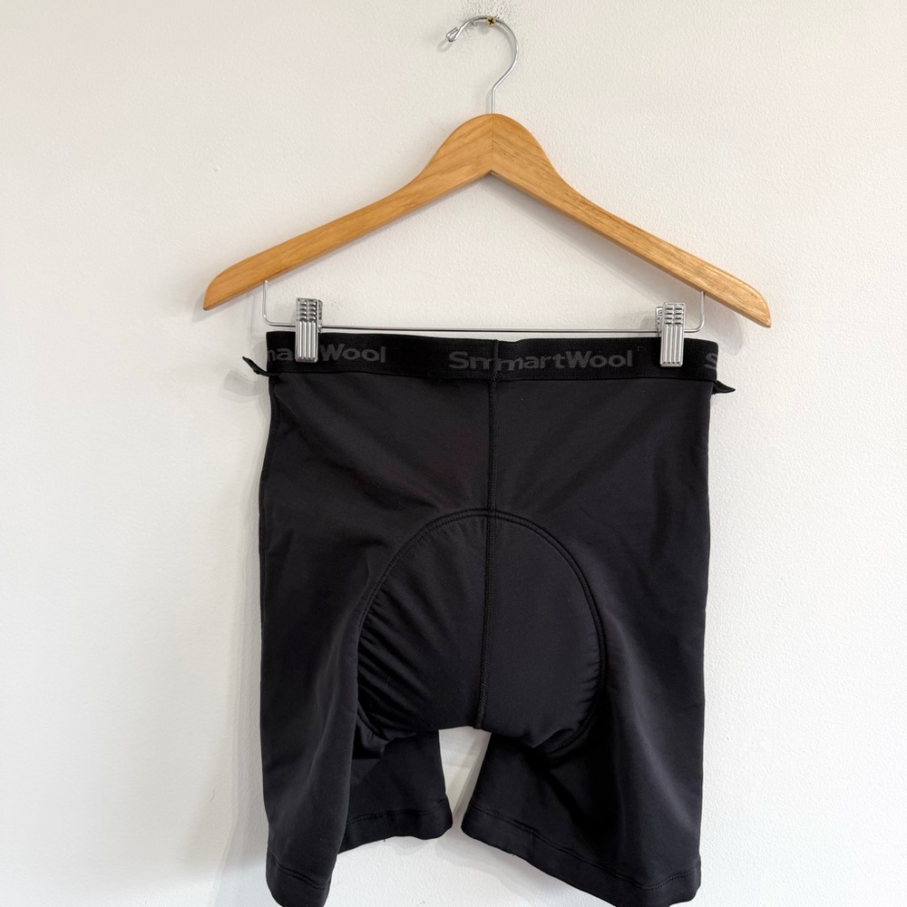 Smartwool Cycling shorts black padded athletic bike shorts - Picture 2 of 11